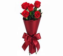 Букет 5 Красных роз Эдлесс Лав #REPLACE_PRED# Средний Икорец
