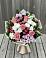 Букет цветов из: Альстромерии, Гвоздики, Розы и Хризантемы в Средний Икорец