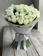 Букет 35 Белых роз #REPLACE_PRED# Средний Икорец