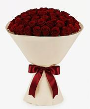 Букет 101 Бордовая роза Блэк Бакарра в Средний Икорец