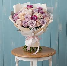 Букет цветов из:  Розы в Средний Икорец