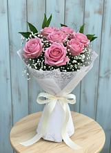 Букет цветов из:  Розы в Средний Икорец