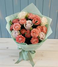 Букет цветов из:  Розы в Средний Икорец