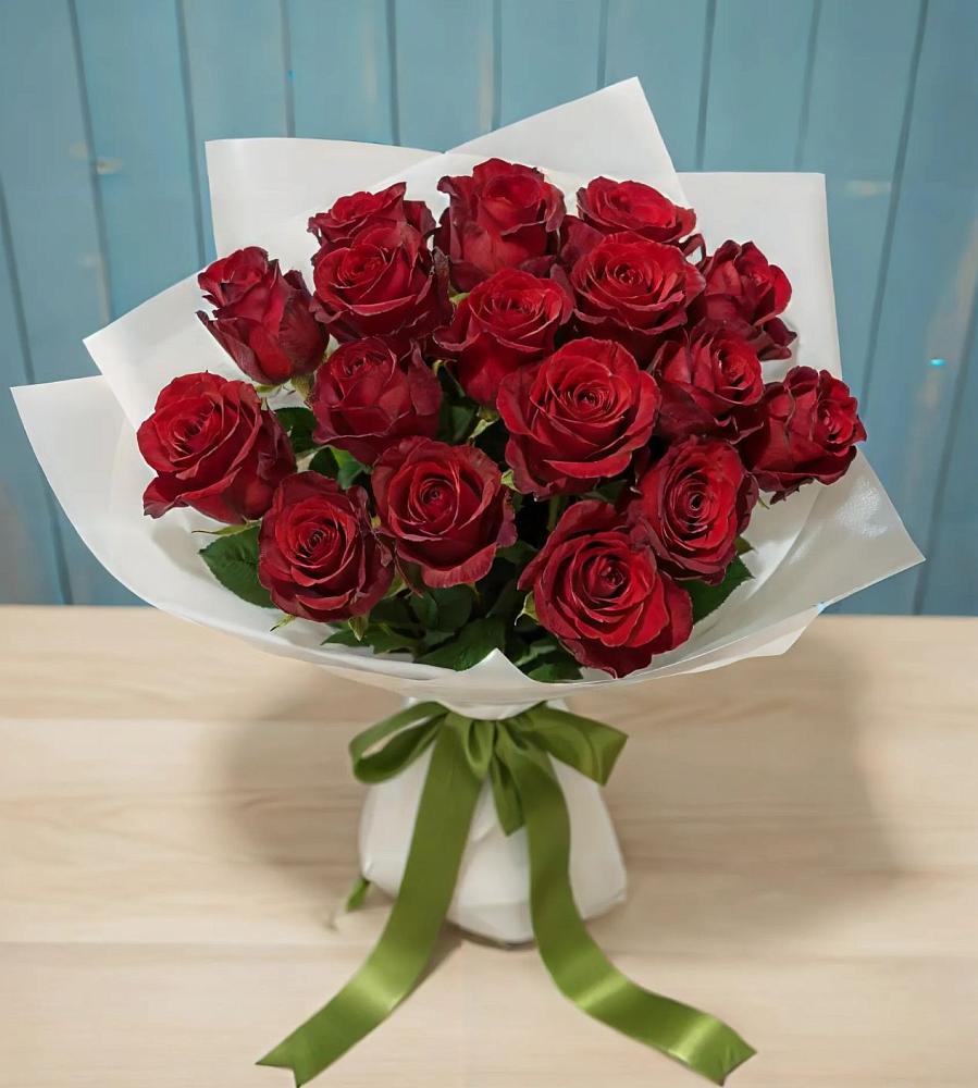 Букет Красные розы в Средний Икорец