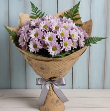 Букет цветов из:  Хризантемы в Средний Икорец