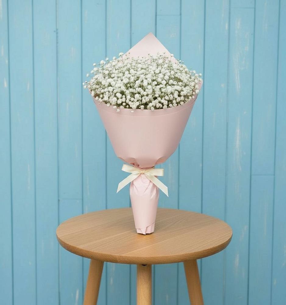 Букет цветов из: Гипсофила в Средний Икорец