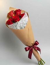 Букет цветов из:  Розы в Средний Икорец