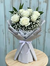 Букет цветов из:  Розы в Средний Икорец