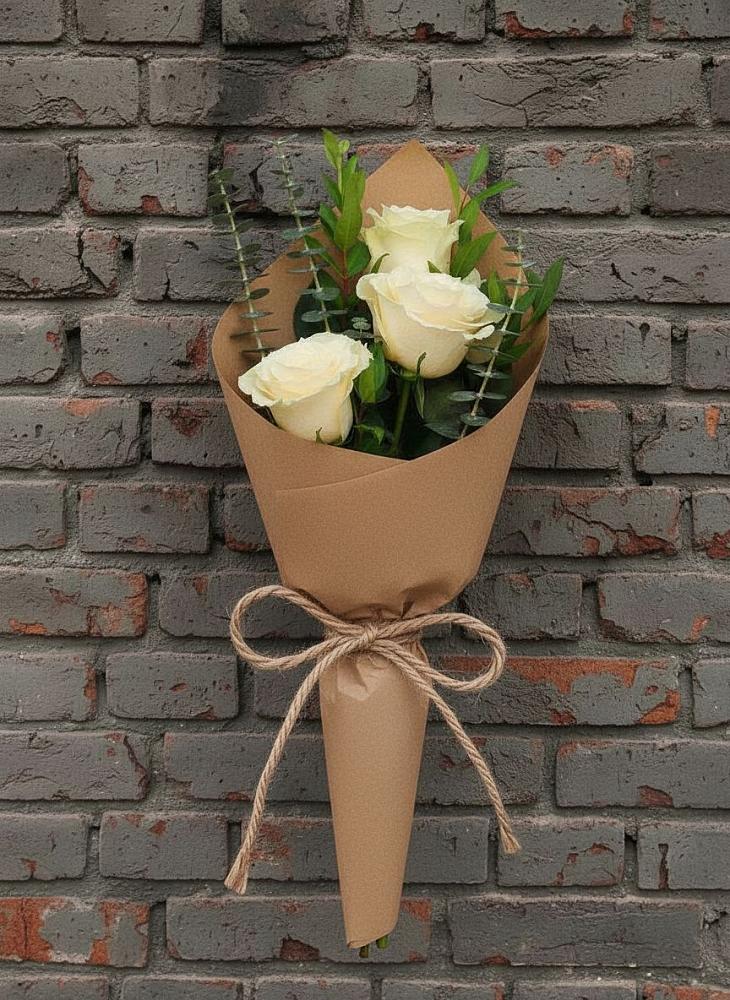 Букет цветов из: Розы в Средний Икорец