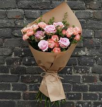 Букет цветов из:  Розы в Средний Икорец