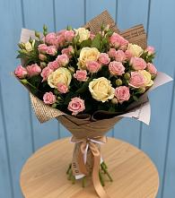 Букет цветов из:  Розы #REPLACE_PRED# Средний Икорец