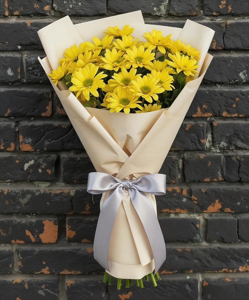 Букет цветов из: Хризантемы в Средний Икорец