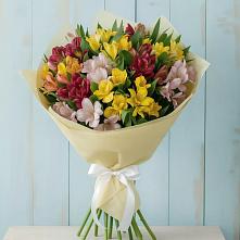 Букет цветов из:  Альстромерии в Средний Икорец