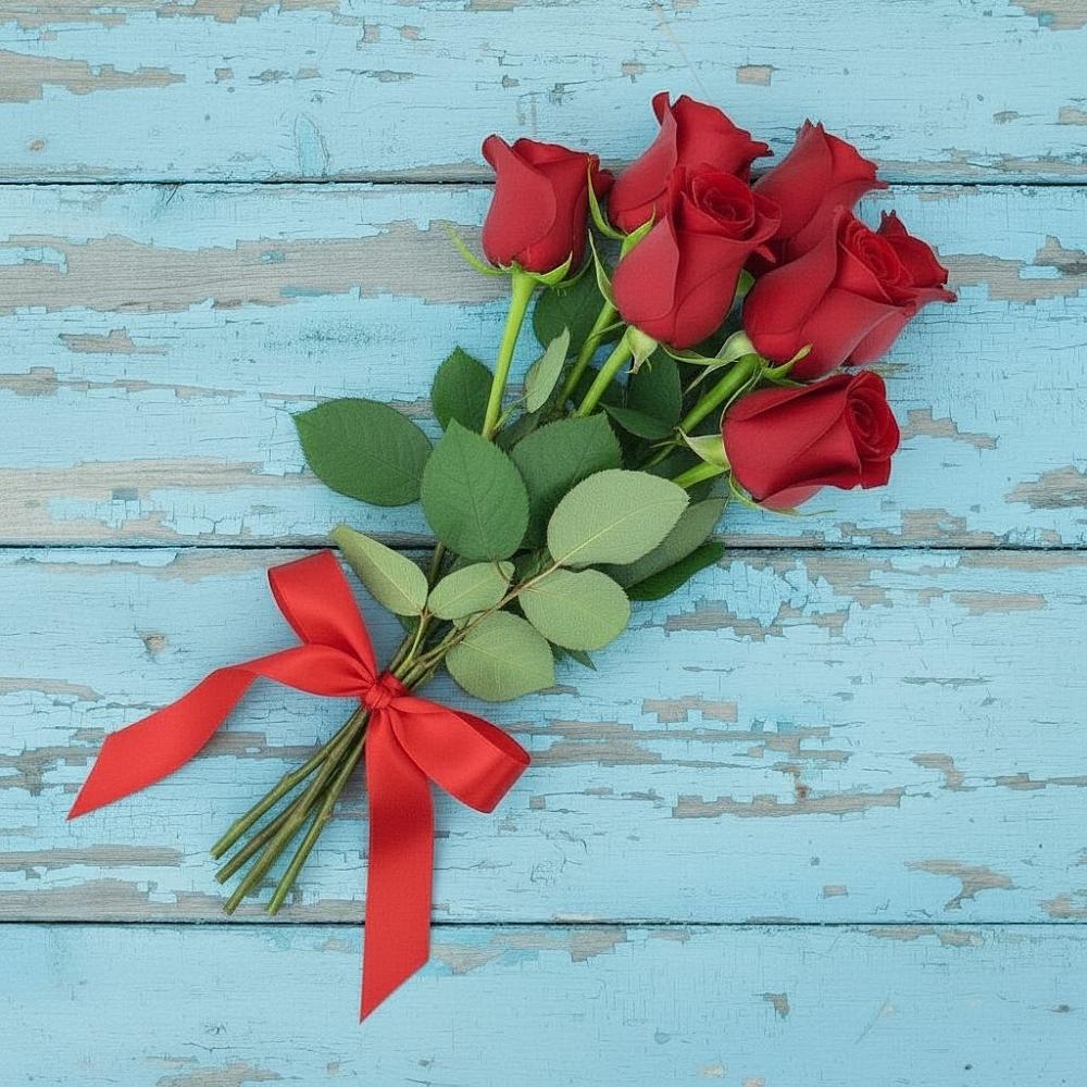 Букет Красные розы в Средний Икорец