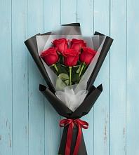 Букет цветов из:  Розы в Средний Икорец