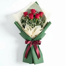 Букет цветов из:  Розы в Средний Икорец