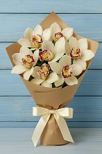 Букет цветов из:  Орхидеи и Розы #REPLACE_PRED# Средний Икорец